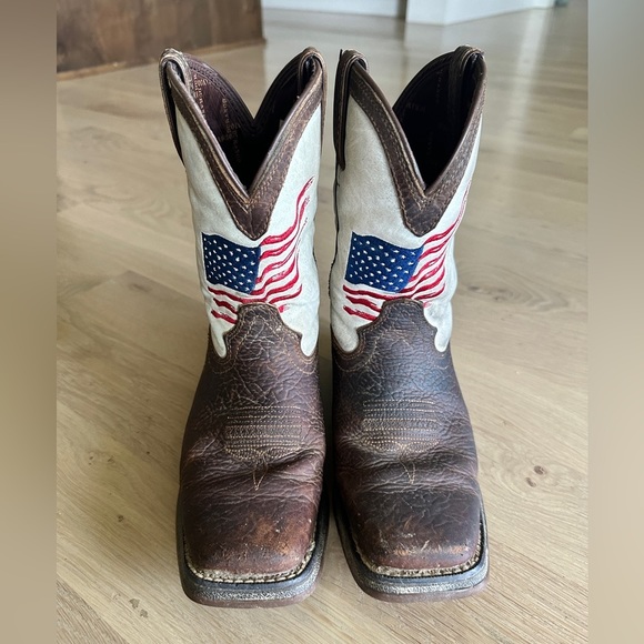 Lil' Rebel™ by Durango® Little Kids Distressed Flag Western Boot - Picture 15 of 15